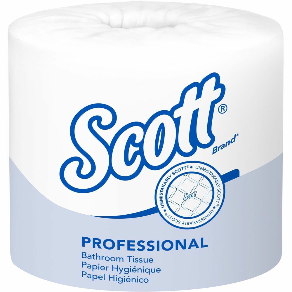 KCC05102 - Scott provides a reliable balance of efficiency, performance and value. Scott Professional 1-Ply Standard Roll Toilet Paper is a smart choice when you're looking for practical products for your business restroom. Recycled toilet tissue is the ideal blend of terrific performance and value. Each sheet is strong and absorbent for a consistent, reliable experience for your bathroom visitors in all types of environments. Toilet paper is FSC and EcoLogo certified and meets or exceeds EPA guidelines for post-consumer waste content. Bulk rolls are individually wrapped so they're protected until you're ready to use them. Rolls fit most universal toilet paper dispensers. If practicality, reliability and value top your list of criteria for bathroom supplies, trust Scott standard-roll bath tissue. More from the Manufacturer