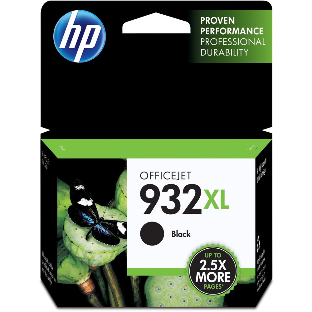 HEWCN053AN - Ink cartridge delivers durable, laser-quality documents with sharp black text that resists water and fading. Your documents and marketing materials will even stand up to highlighter pen smears. Cartridge design uses proven and proprietary ink technology (pigment-based) for increased durability and reliability. HP 932XL cartridge is designed for use with Hewlett-Packard Officejet 6100 - H611a, 6600 - H711a, 6700 - H711n, 7110 - H812a, 7610 and 7612. Cartridge yields approximately 1,000 pages. More from the Manufacturer