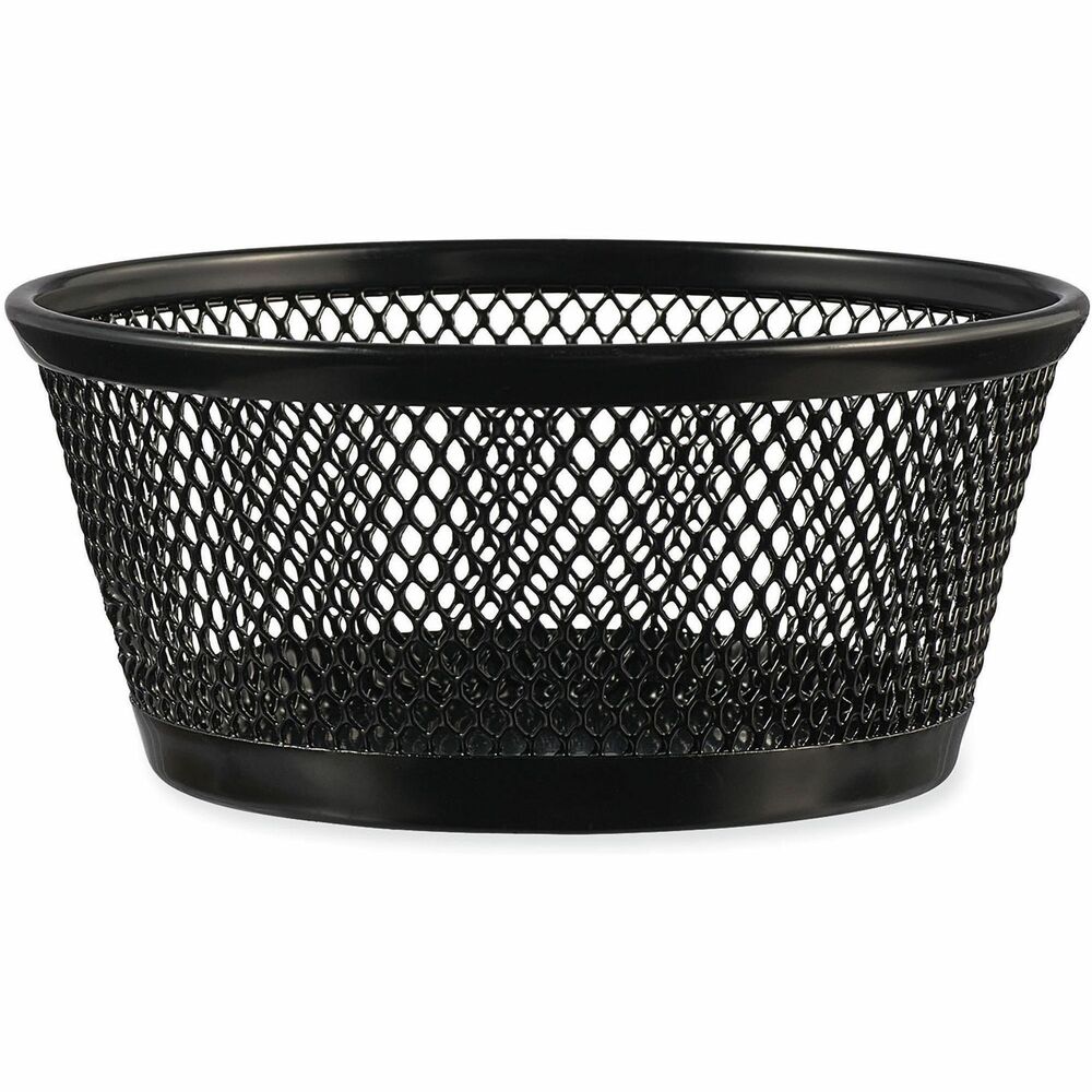 UNV20014 - This jumbo mesh storage dish is made from durable steel mesh construction. This dish is ideal for holding small office items like paper clips, erasers, thumb tacks and more. Provides the perfect way to efficiently organize your desk. Sleek finish makes product add a professional touch to any desktop.