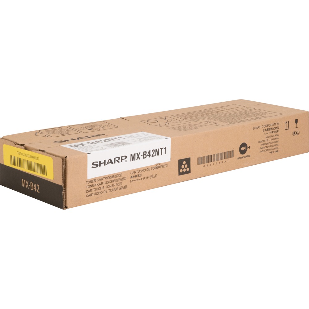 SHRMXB42NT1 - Toner cartridge delivers proven quality in your Sharp MX-B402 and MX-B402SC. It prints solid blacks and clean edges and delivers consistent printing. Cartridge uses toner efficiently and yields approximately 20,000 pages.