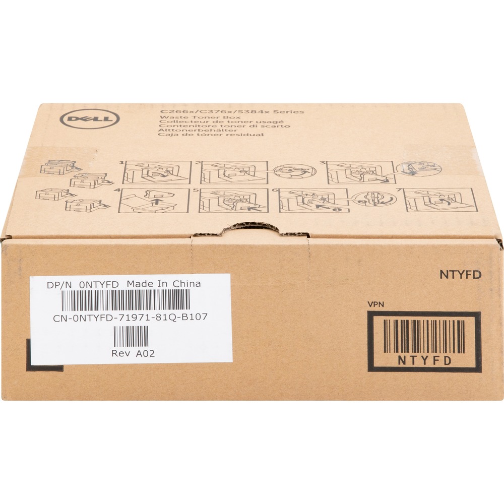 DLLNTYFD - Toner waste container is made especially for your Dell C2660dn, C2665dnf, C3760n, C3760dn and C3765dnf to help produce professional results. It helps provide high-resolution printouts with clear images and sharp texts. Cartridge yields approximately 30,000 pages.