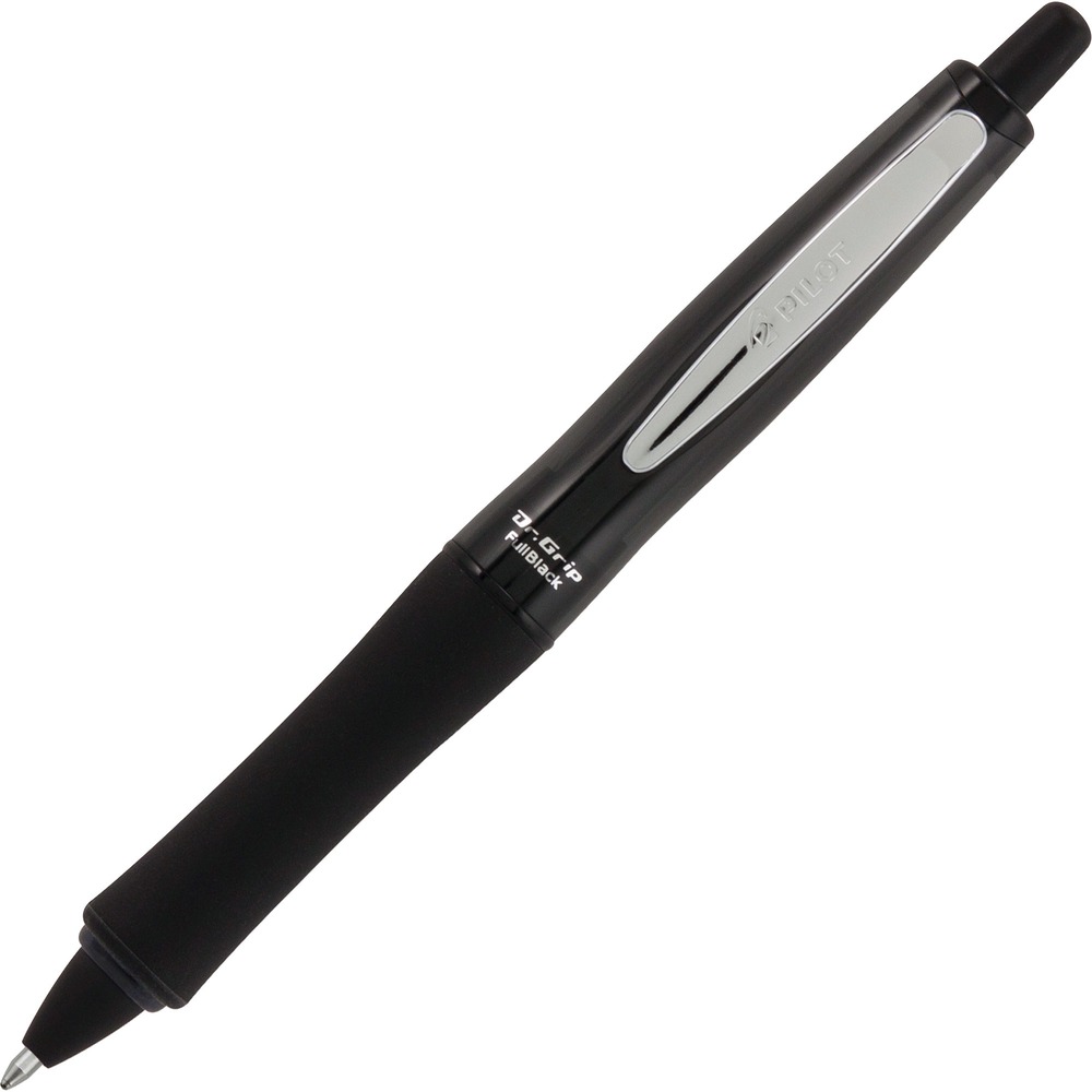 PIL36193 - Retractable ballpoint pen offers a wide comfort grip and balanced gripping axis to deliver perfectly balanced, super-smooth writing. The pen has been commended for Ease-of-Use by the Arthritis Foundation. Design includes a metal clip that you can attach to pockets, notebooks and binders. Dr. Grip Retractable Ballpoint Pen writes in black ink with a medium point. Hybrid ink combines the best of ballpoint and gel: smooth writing and fast drying. Pen is refillable.