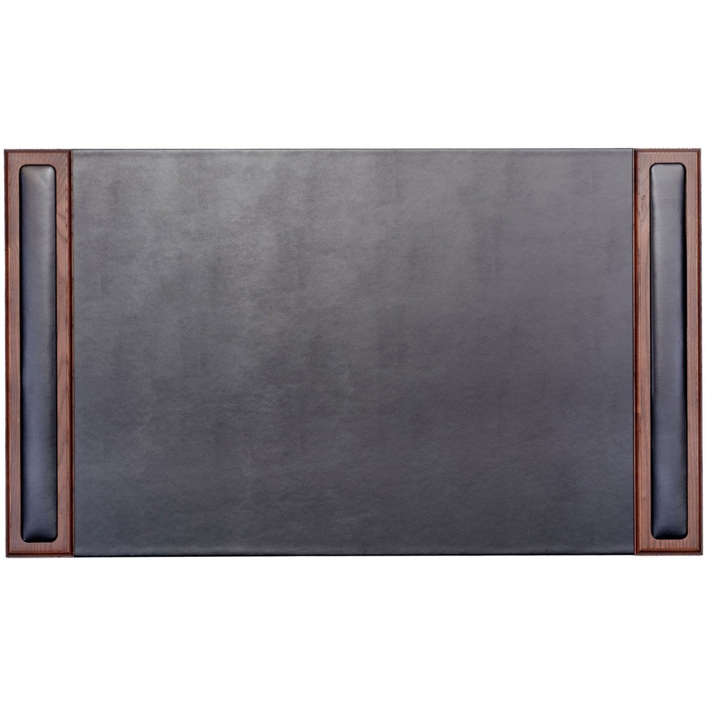 DACP8401 - Side-rail desk pad features a top-grain leather inlay with a faux-leather writing surface to provide a stylish way to protect your desktop from scuffs and scratches. Its smooth velveteen lining on the bottom offers excellent protection where you need it most. Desk pad cannot be used with blotter paper.