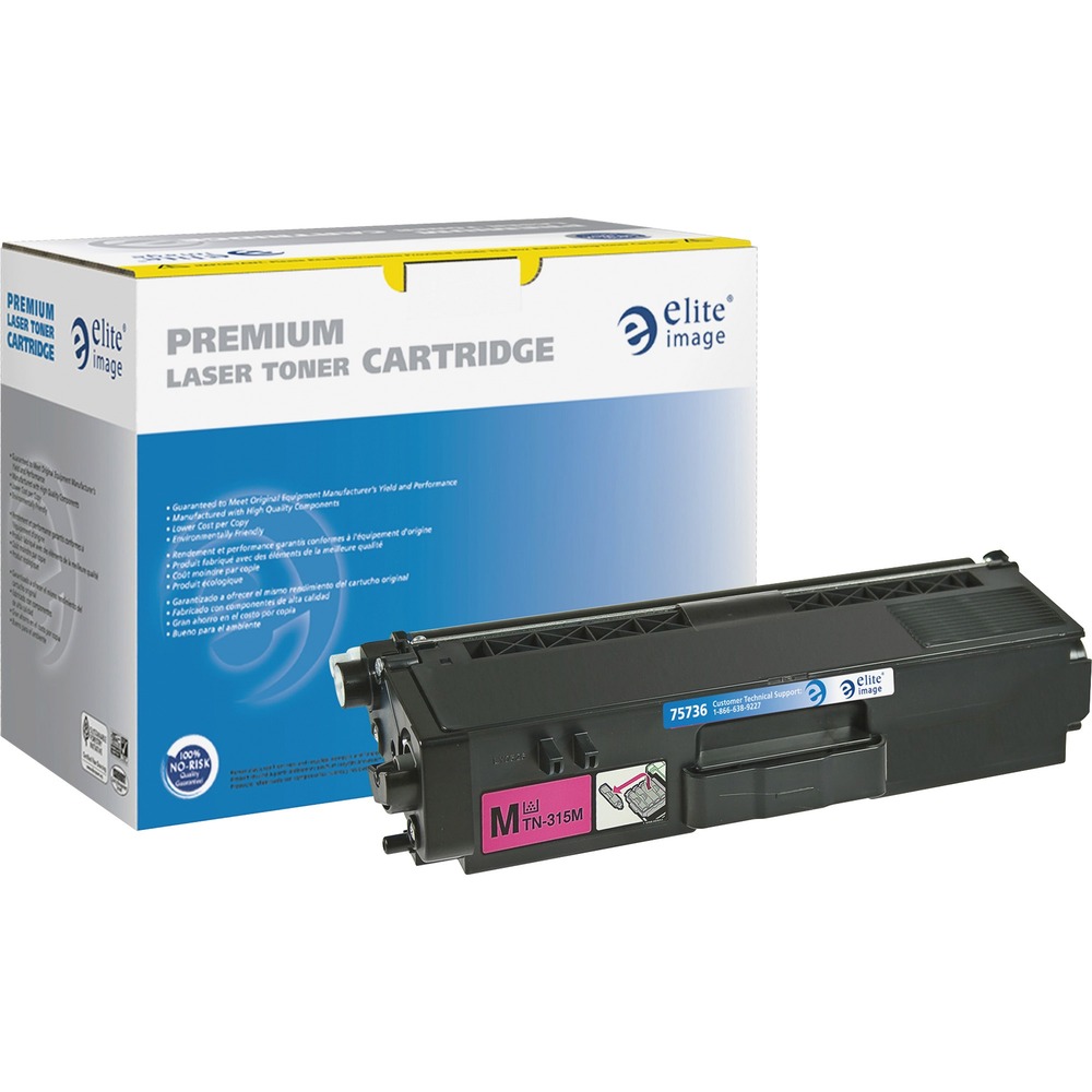 ELI75736 - High-yield toner cartridge is designed for use with Brother HL-4150CDN, HL-4570CDW, HL-4570CDWT; MFC-9460CDN, MFC-9560CDW and MFC-997CDW. Remanufactured cartridge yields approximately 3,500 pages. Elite Image is ISO certified. More from the Manufacturer