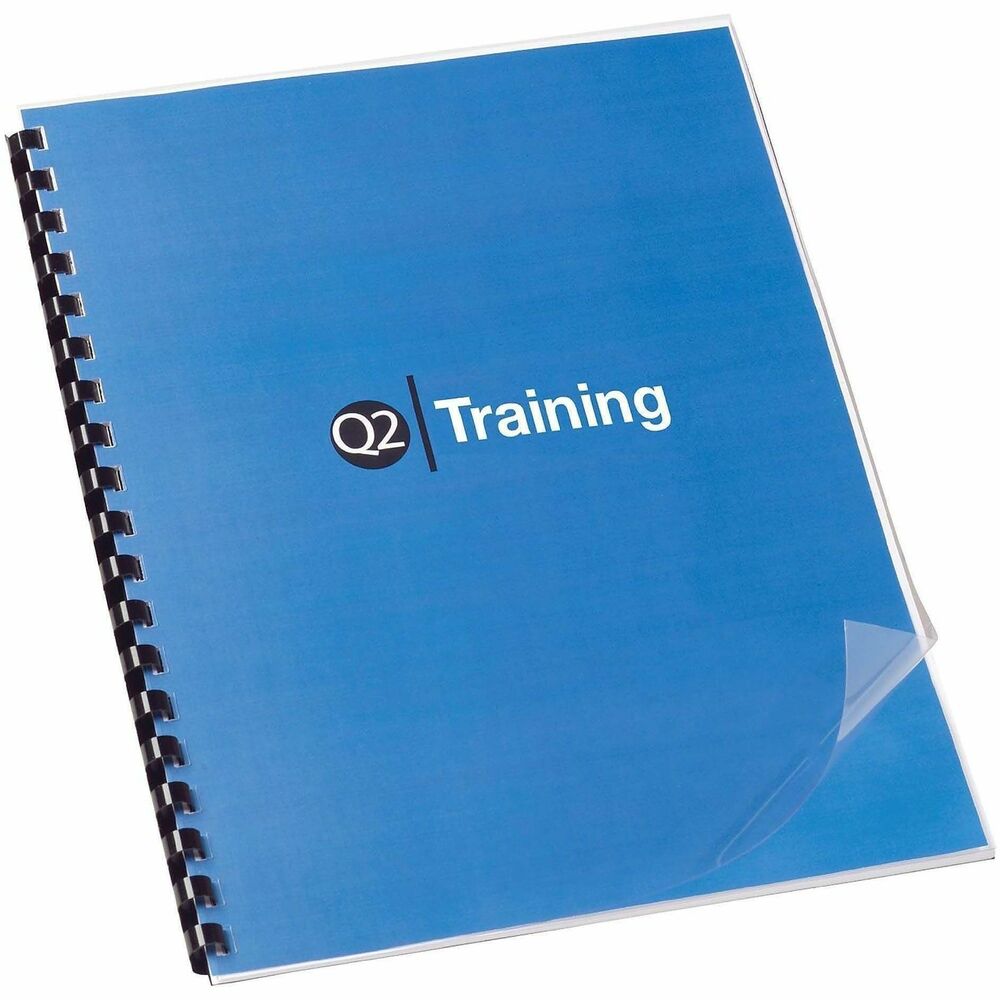 GBC2000041 - Clear View Presentation Cover features durable, crystal-clear plastic that is spillproof and tearproof. Use to protect presentations during travel and meetings. Clear design shows off your entire title page. Cover is designed for use with binding systems.