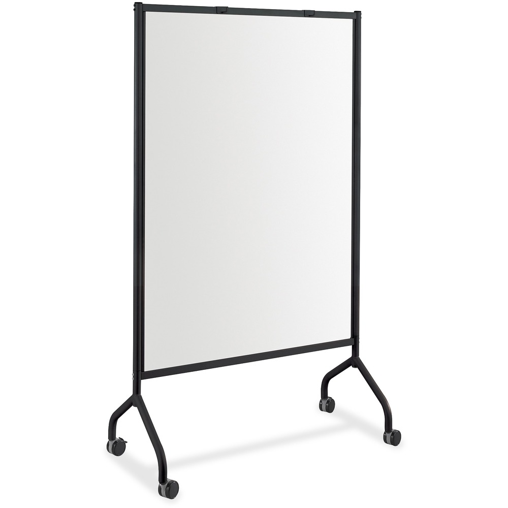 SAF8511BL - No need to improvise when it comes to collaboration with the Impromptu Collaboration Screen. Easily define any space with this eye-catching screen designed for mobility. Screen can move effortlessly so spaces can be quickly arranged or rearranged on a whim. Full magnetic, whiteboard panel features a steel frame with four modern casters (two locking), accessory hooks for easel pads and a magnetic accessory tray for dry-erase markers and eraser.
