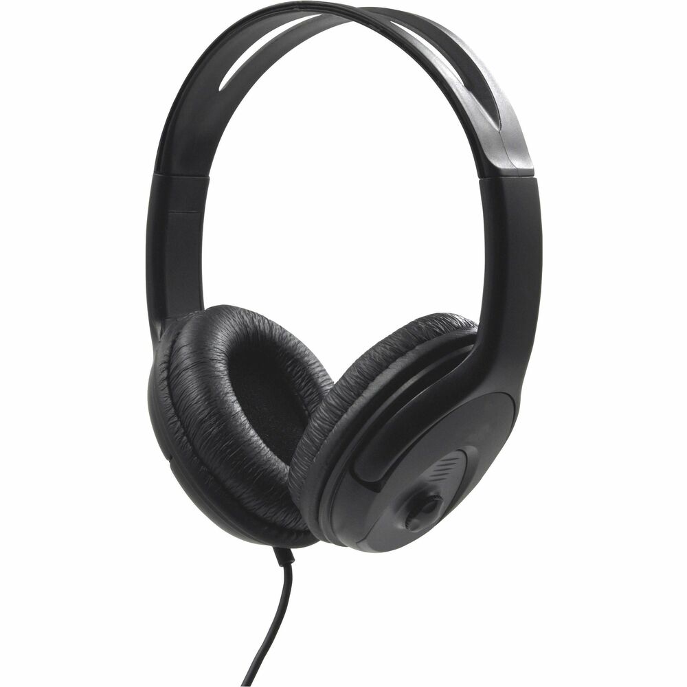 CCS15153 - Stereo headset features a convenient, built-in microphone that lets you take calls hands-free. The 3.5 mm input fits a variety of devices. Design also features a 40mm driver unit, 20Hz-20kHz frequency response, 32 OHM impedance, -54 +/- 3dB sensitivity, and 50MW maximum input. The 47.2" cord allows a long reach so you can move more freely and relax away from your source device.
