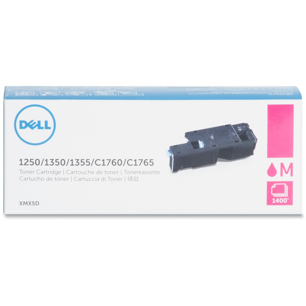DLLXMX5D - Toner cartridge is designed for use in Dell 1250c, 1350cnw, 1355cn, 1355cnw, C1760nw, C1765nf and C1765nfw. Toner delivers excellent print quality and sharp images and text. Cartridge yields approximately 1,400 pages based on 5 percent page coverage.