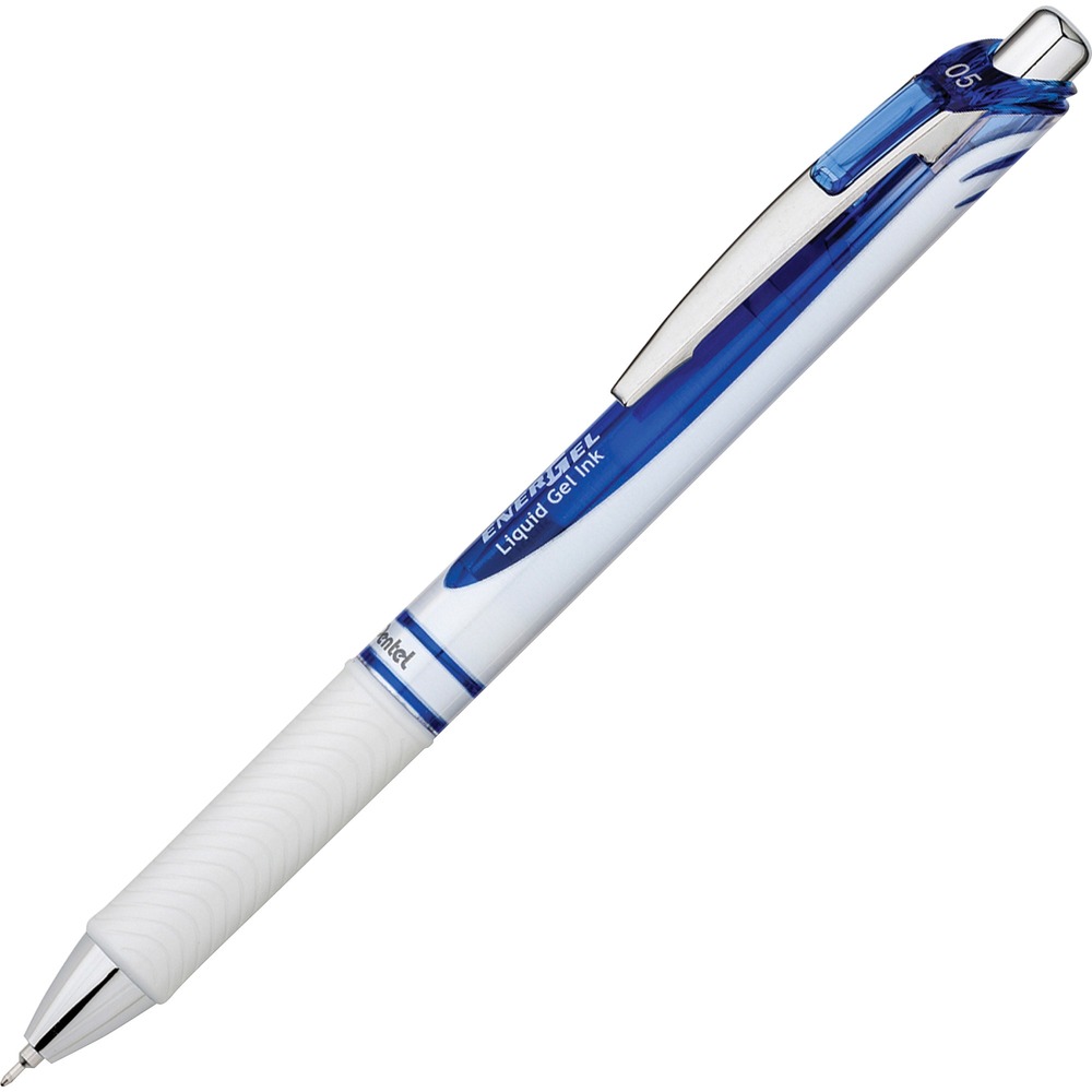 PENBLN75PWC - EnerGel Pearl Liquid Gel Pens feature a pearly white finish and high-performance ink technology that combines the best qualities of liquid and gel ink for a super-smooth writing experience. Blue gel ink dries so fast even left-handed writers love it - no smears, no smudges, no globs. Sleek, stylish barrel design with stainless steel accents delivers a professional look. Latex-free grip provides maximum comfort and control. EnerGel Pearl also features a 0.5mm needle tip. Refillable gel pens contain a high percentage of recycled plastic. Refill with Pentel's LRN5 refill or any size/color EnerGel refill.