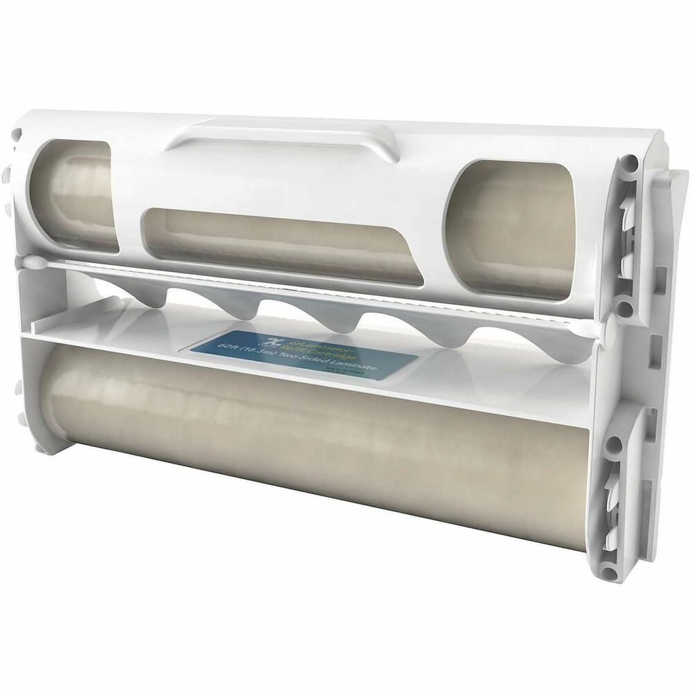 XRN145612EZ - Refill laminate cartridge is designed for use with the Xyron EZ Laminator. Two-sided lamination cartridge works great for document presentation. Cartridge is easy to install and provides 60' of two-sided lamination.