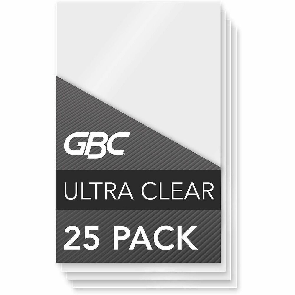 GBC3202002 - Sized to perfectly laminate a variety of items, thermal laminating pouches provide clean, crisp and professional-looking lamination results. Standard, glossy finish delivers brilliantly clear results. UltraClear technology lets text details and image colors stand out for excellent visibility. 5 mil thickness allows laminated documents to be semi-flexible while providing a higher level of protection against wear and tear. Laminating pouches are designed for use with any thermal pouch laminator (sold separately).