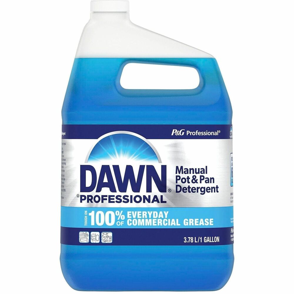 PGC57445 - Dishwashing liquid uses powerful, grease-cutting ingredients to leave your dishes sparkling clean. Long-lasting suds reduce sink changeover while manually washing pots and pans. High-surfactant formula seeks out greasy soil and cuts through it. The dishwashing liquid surrounds the removed soil and lifts it out of the way to quickly work through larger loads. Multipurpose soap is also powerful enough to clean greasy kitchen surfaces, pretreat stains on clothes and remove grease and oil from metals.Rebate: Up To 50% Savings on P&G Pro Case View Rebate Details