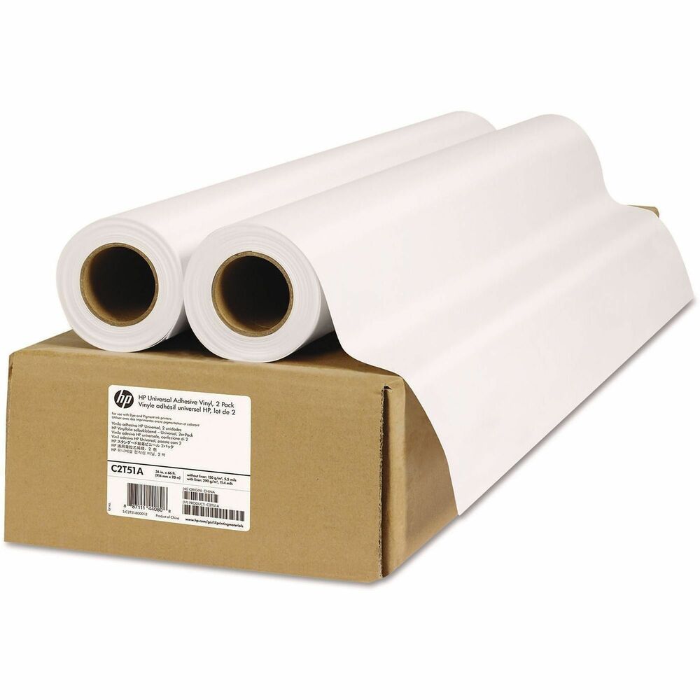 HEWC2T51A - Meet your day-to-day production needs with this versatile, easy-to-use adhesive vinyl. Enjoy quick post-print processing for a wide variety of indoor and outdoor applications.Advertising agencies, graphic artists, sign shops, print service providers