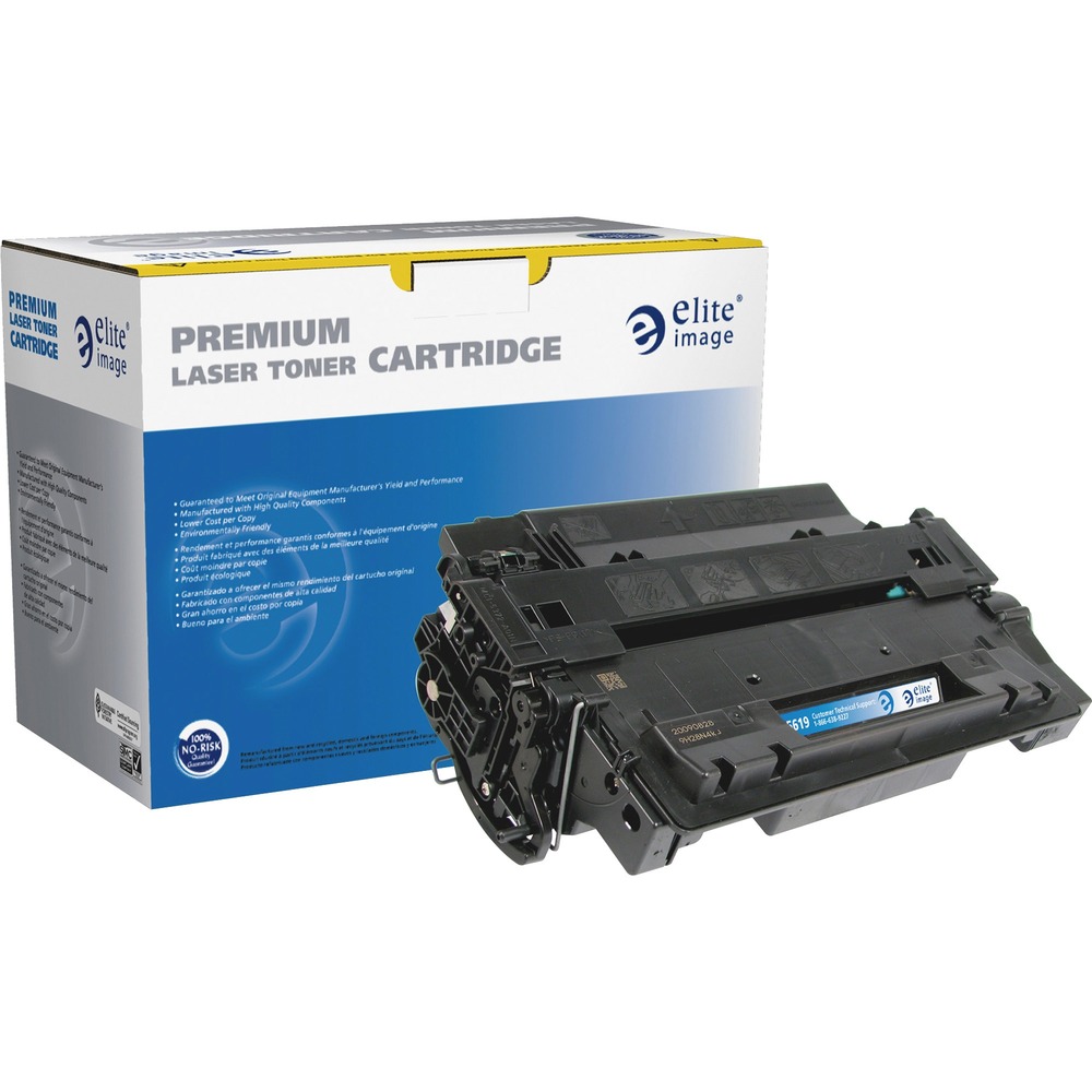 ELI75619 - Ultra high-yield toner cartridge is designed for use with Hewlett-Packard LaserJet Enterprise 500 MFP M525, M525DN; LaserJet P3010, P3015, P3015D, P3015DN, P3015N, P3015X and P3016. Remanufactured cartridge yields approximately 20,000 pages. Elite Image is ISO certified. More from the Manufacturer