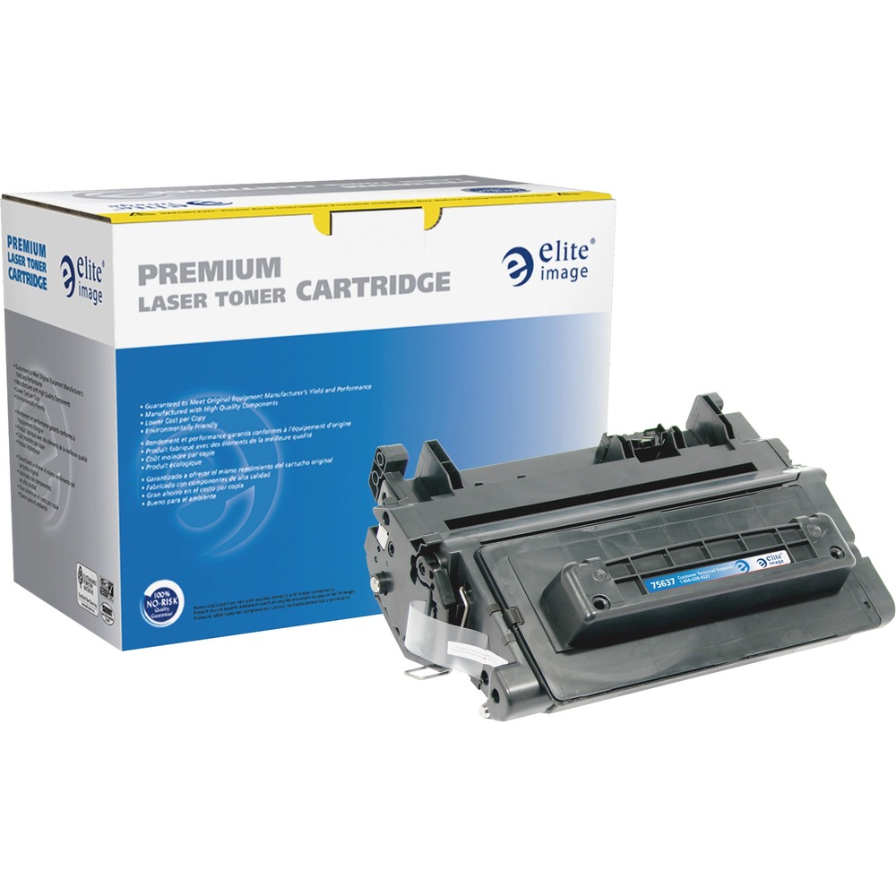 ELI75637 - MICR toner cartridge is designed for use with HP LaserJet Enterprise 600 M601N, M601DN, M602DN, M602N, M602X, M603DN, M603N, M603XH; LaserJet Enterprise M4555 MFP, M4555F MFP, M4555FSKM MFP and M4555H MFP. Toner contains magnetic image character-recognition ink for security purposes in printing checks. Replacement cartridge yields approximately 10,000 pages. Elite Image is ISO certified. More from the Manufacturer
