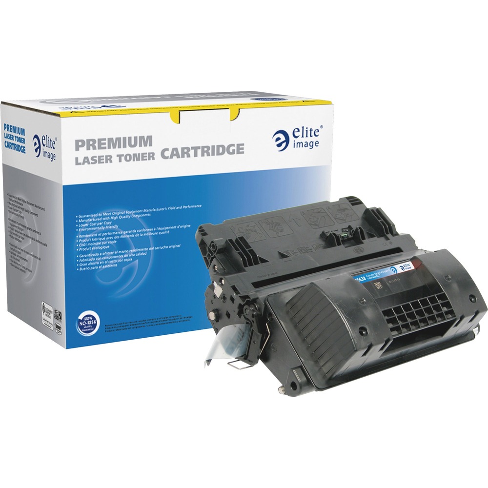 ELI75638 - High-yield MICR toner cartridge is designed for use with HP LaserJet Enterprise 600 M602DN, M602N, M602X, M603DN, M603N, M603XH; LaserJet Enterprise M4555 MFP, M4555F MFP, M4555FSKM MFP, and M4555H MFP. Toner contains magnetic image character-recognition ink for security purposes in printing checks. Replacement cartridge yields approximately 24,000 pages. Elite Image is ISO certified. More from the Manufacturer