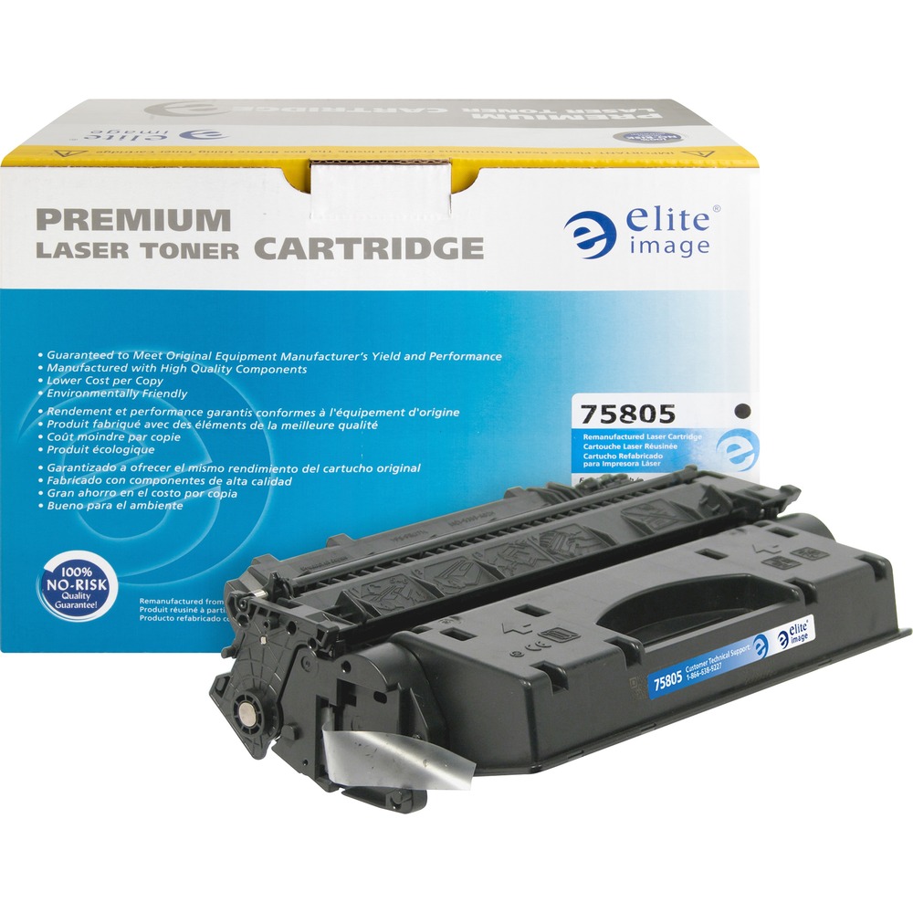 ELI75805 - High-yield toner cartridge is designed for use with Hewlett-Packard LaserJet Pro 400 M401, M401DN, M401DW; and LaserJet Pro 400 MFP M425DN. Remanufactured cartridge yields approximately 6,900 pages. Elite Image is ISO certified. More from the Manufacturer