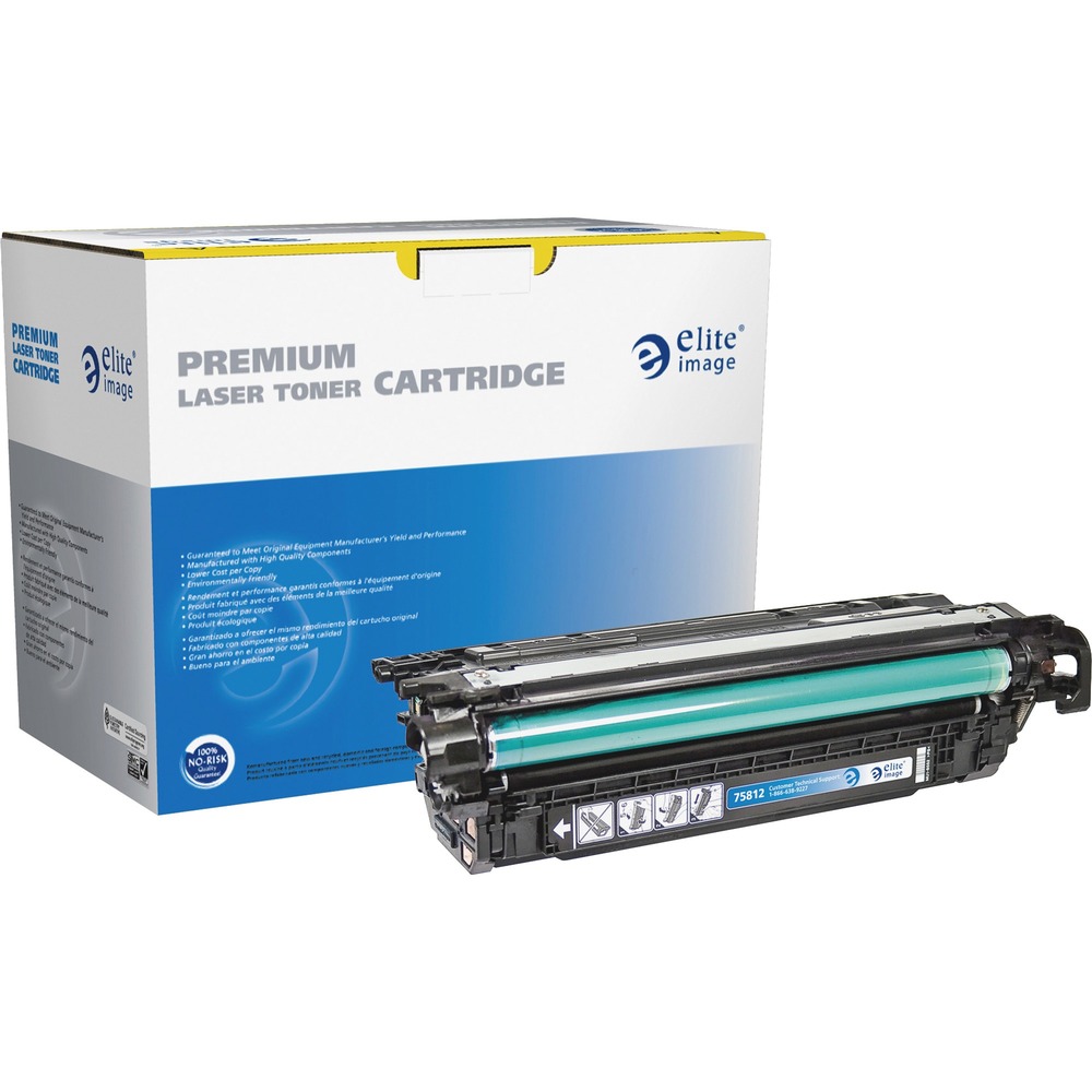 ELI75812 - High-yield toner cartridge is designed for use with HP Color LaserJet (Enterprise) CP4525, CP4525DN, CP4525N and CP4525XH. Remanufactured cartridge yields approximately 17,000 pages. Elite Image is ISO certified. More from the Manufacturer