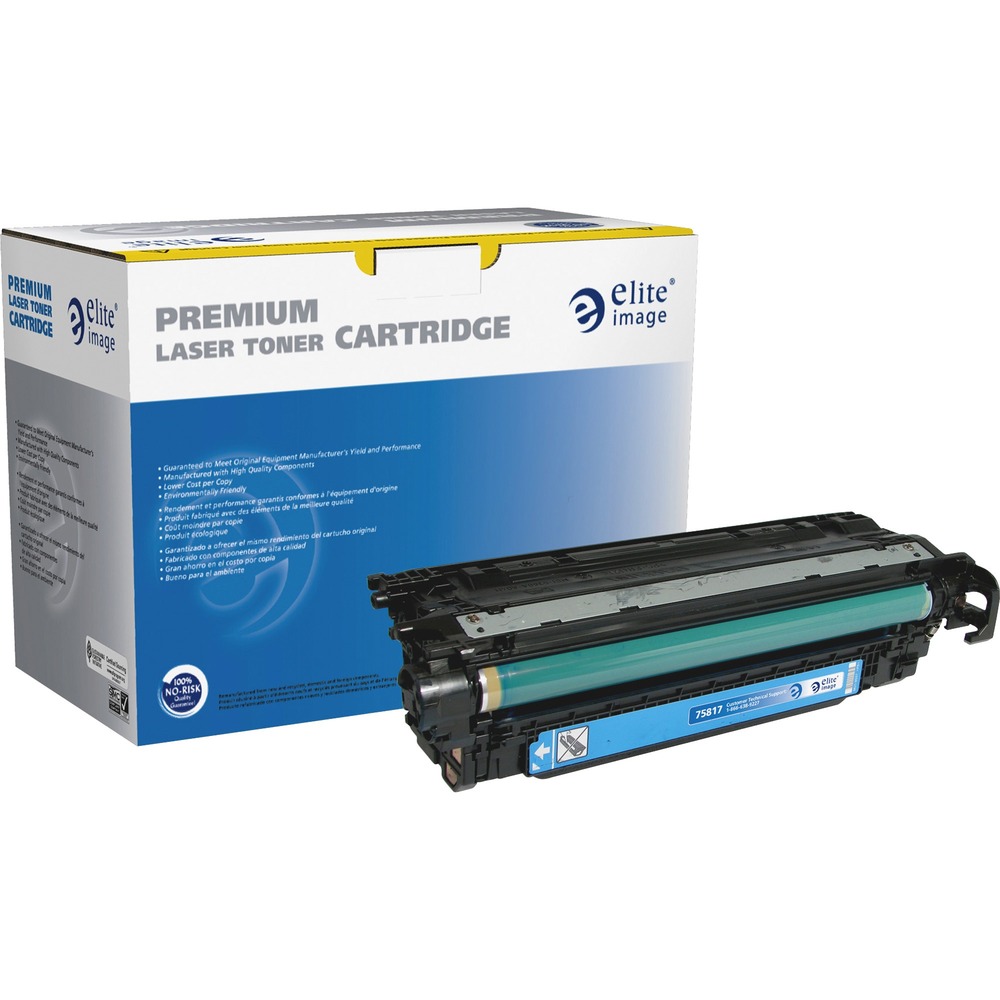 ELI75817 - Toner cartridge is designed for use with Hewlett-Packard Color LaserJet M551n, M551dn, M551xh; Color LaserJet Enterprise 500 MFP M575DN and M575F. Remanufactured cartridge yields approximately 6,000 pages. Elite Image is ISO certified. More from the Manufacturer
