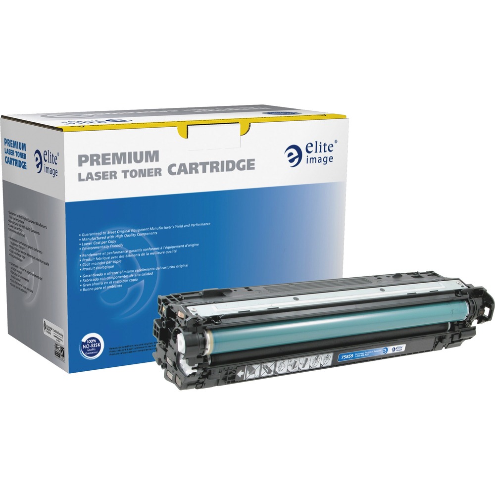 ELI75859 - Toner cartridge is designed for use with Hewlett-Packard Color LaserJet CP5225DN and CP5225N. Remanufactured cartridge yields approximately 7,000 pages. Elite Image is ISO certified. More from the Manufacturer