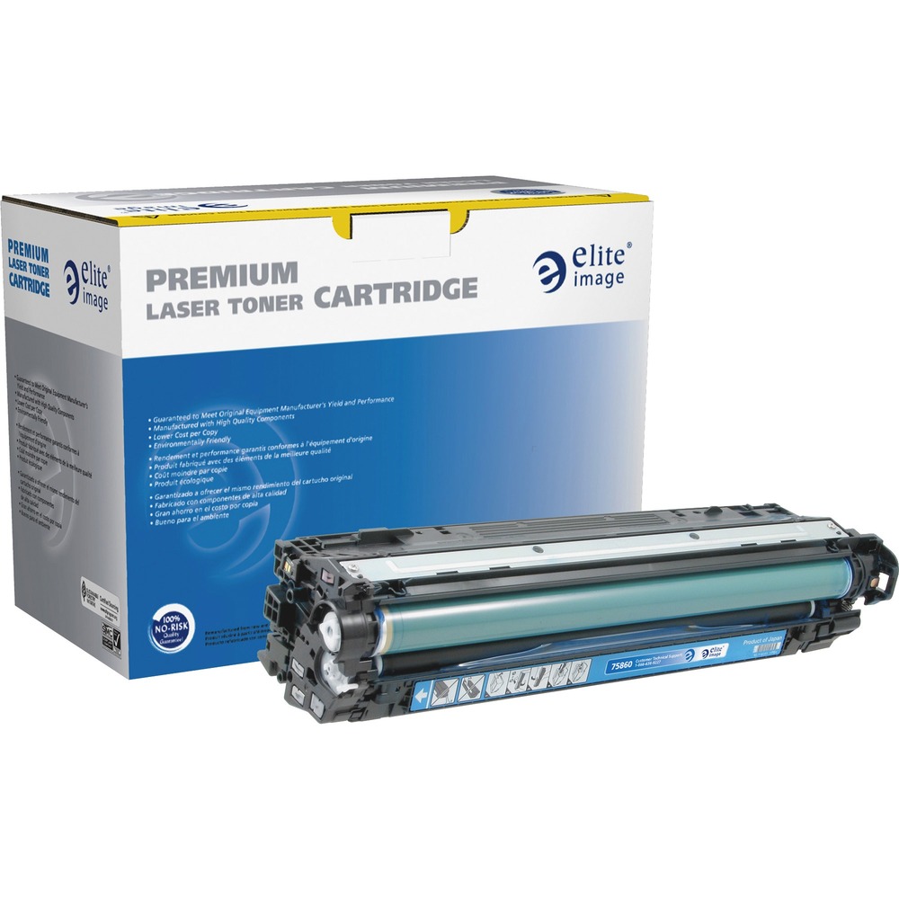 ELI75860 - Toner cartridge is designed for use with Hewlett-Packard Color LaserJet CP5225DN and CP5225N. Remanufactured cartridge yields approximately 7,300 pages. Elite Image is ISO certified. More from the Manufacturer