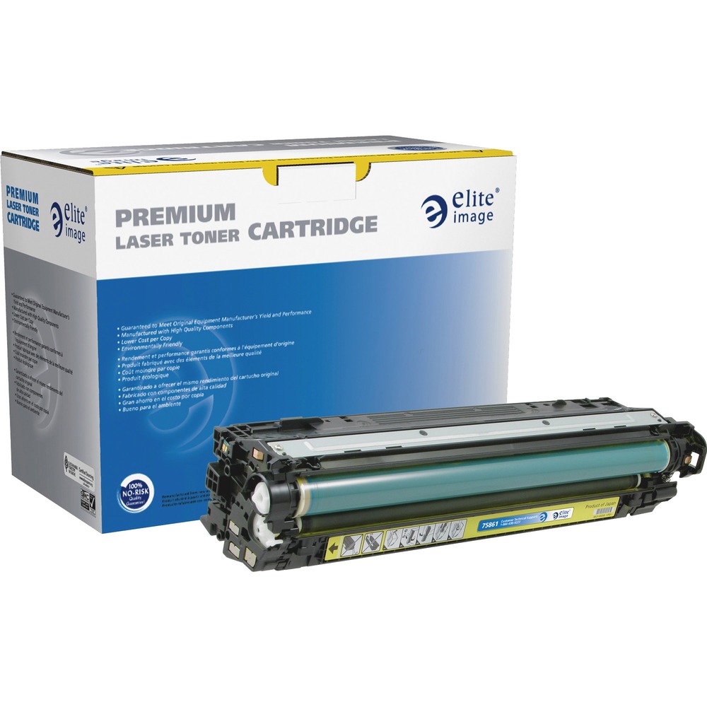 ELI75861 - Toner cartridge is designed for use with Hewlett-Packard Color LaserJet CP5225DN and CP5225N. Remanufactured cartridge yields approximately 7,300 pages. Elite Image is ISO certified. More from the Manufacturer