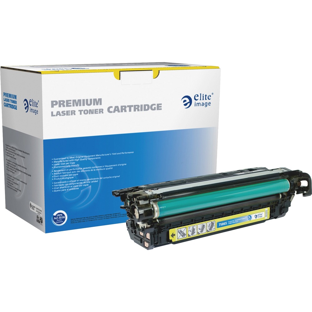 ELI75865 - Toner cartridge is designed for use with Hewlett-Packard Color LaserJet CM4540, CM4540F and CM4540FSKM. Remanufactured cartridge yields approximately 12,500 pages. Elite Image is ISO certified. More from the Manufacturer