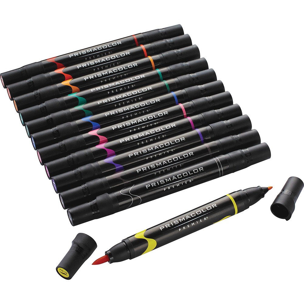 Prismacolor Premier Fine Art Markers - Fine Marker Point - 12 / Set ...