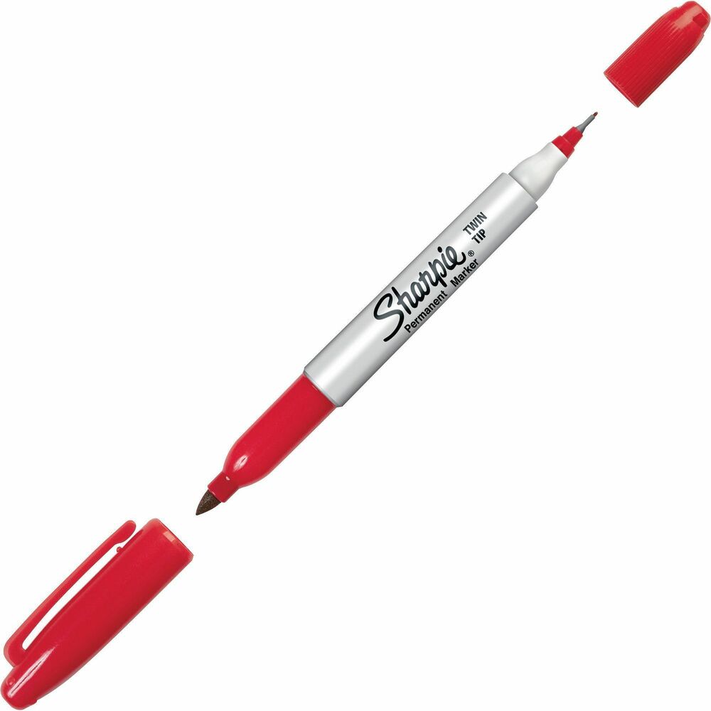 SAN32002 - Twin-tip marker offers dual degrees of precision with both fine and ultra-fine tips in the same marker. Mark on most hard-to-mark surfaces. Fade-resistant and water-resistant ink marks on most hard surfaces. Convenient, versatile marker delivers a quick-drying, nontoxic, alcohol-based formula. More from the Manufacturer