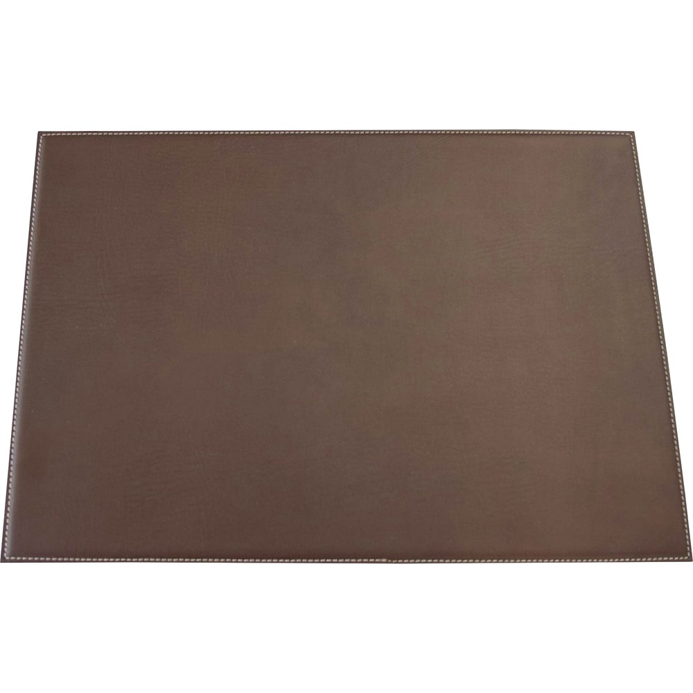 DACH3347 - Place Mat features a low-profile, die-cut edge design to sit flat on your desk. Faux-leather exterior provides a professional look in a cost-efficient design. Nonslip, synthetic suede protects surfaces and prevents sliding.