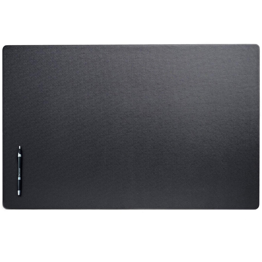 DACP1034 - Desk mat features a Permaflat core that adds rigidity and strength to the mat for long-lasting use. Wrapped-edge pad design offers increased durability to prevent it from weakening at its critical areas. Faux leather material provides a cost-efficient way to add style to your desktop. Its smooth velveteen lining on the bottom offers excellent protection where you need it most.