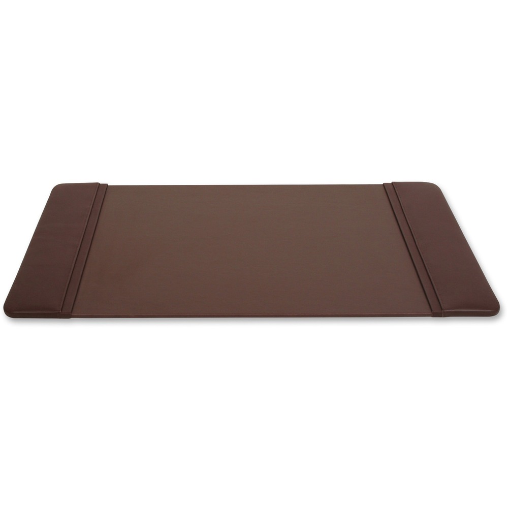 DACP3428 - Side-rail desk pad features a top-grain leather exterior with a faux-leather writing surface to provide a stylish way to protect your desktop from scuffs and scratches. Its smooth velveteen lining on the bottom offers excellent protection where you need it most. Desk pad can be safely used with blotter paper.