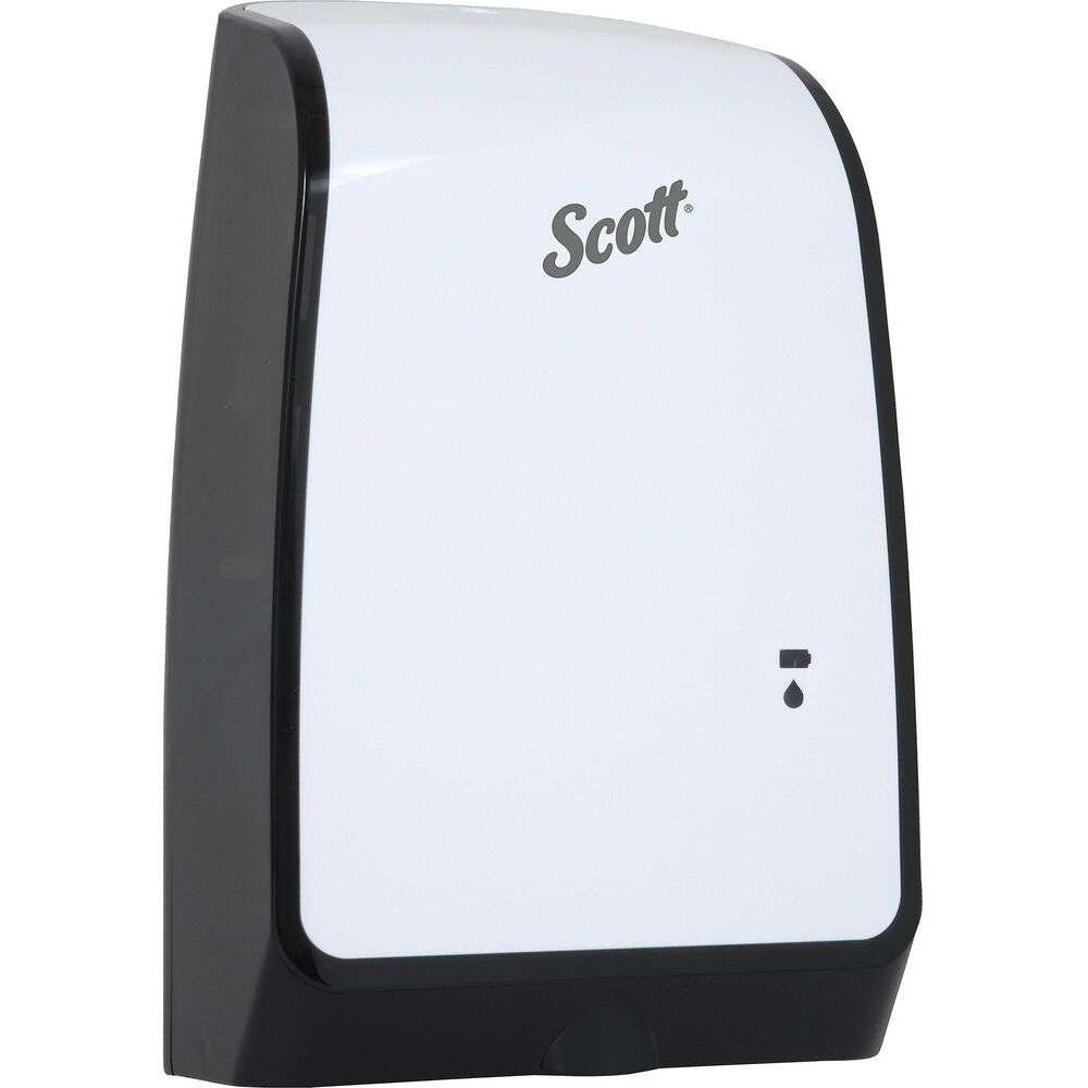 KCC32499 - Count on the reliable, touchless, electric operation of the Scott Skin Care Dispenser System to reduce cross-contamination and the spread of germs. Its aesthetics complement the Scott Pro towel and bathroom tissue dispenser systems and provide a modern look to your washroom. Long battery life dispenses up to 60,000 times for convenient use in high-traffic locations. Plus, you'll enjoy easy maintenance with this smart system, including low-battery and low-product lights. Keyed design helps protect your supplies from pilferage. When installed properly, this dispenser meets the ADA standards for accessible design, 28 CFR Part 36. More from the Manufacturer