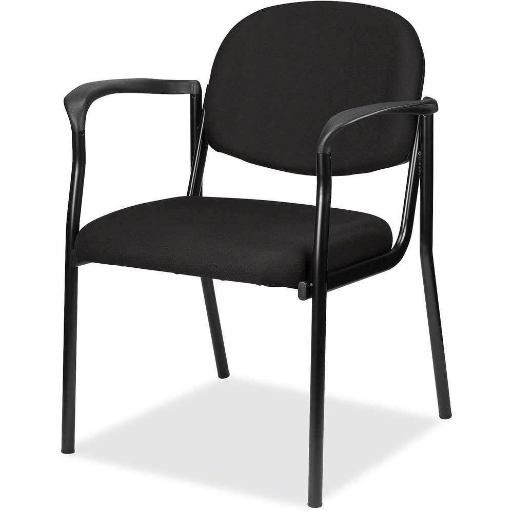 EUT801163 - Dakota Guest Chair is perfect for waiting areas, offices, exam rooms and more. Thick, padded, fabric seat and back provide enhanced support. Sturdy, steel frame construction creates durable, stable seating. Armrests help your guests relax during prolonged periods of sitting. Multipurpose chair is Greenguard certified with low chemical emissions to help manage indoor air quality.