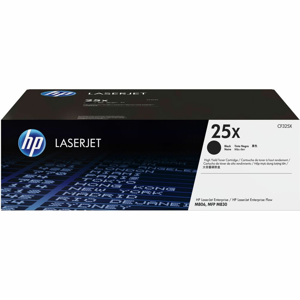 HEWCF325X - Achieve outstanding results, page after page, using this Original HP LaserJet print cartridge. Print at high speeds and get crisp text and sharp graphics. Use built-in cartridge intelligence to access market-leading management features. This high-capacity cartridge delivers a better value for frequent printing and is specifically designed for your Hewlett-Packard LaserJet M806dn, M806x Plus and M830z MFP. Rely on HP's environmental leadership to print responsibly. This energy-efficient design can help you save energy on every page you print. Black cartridge yields approximately 34,500 pages in M806 and 40,000 pages in the M380. More from the Manufacturer