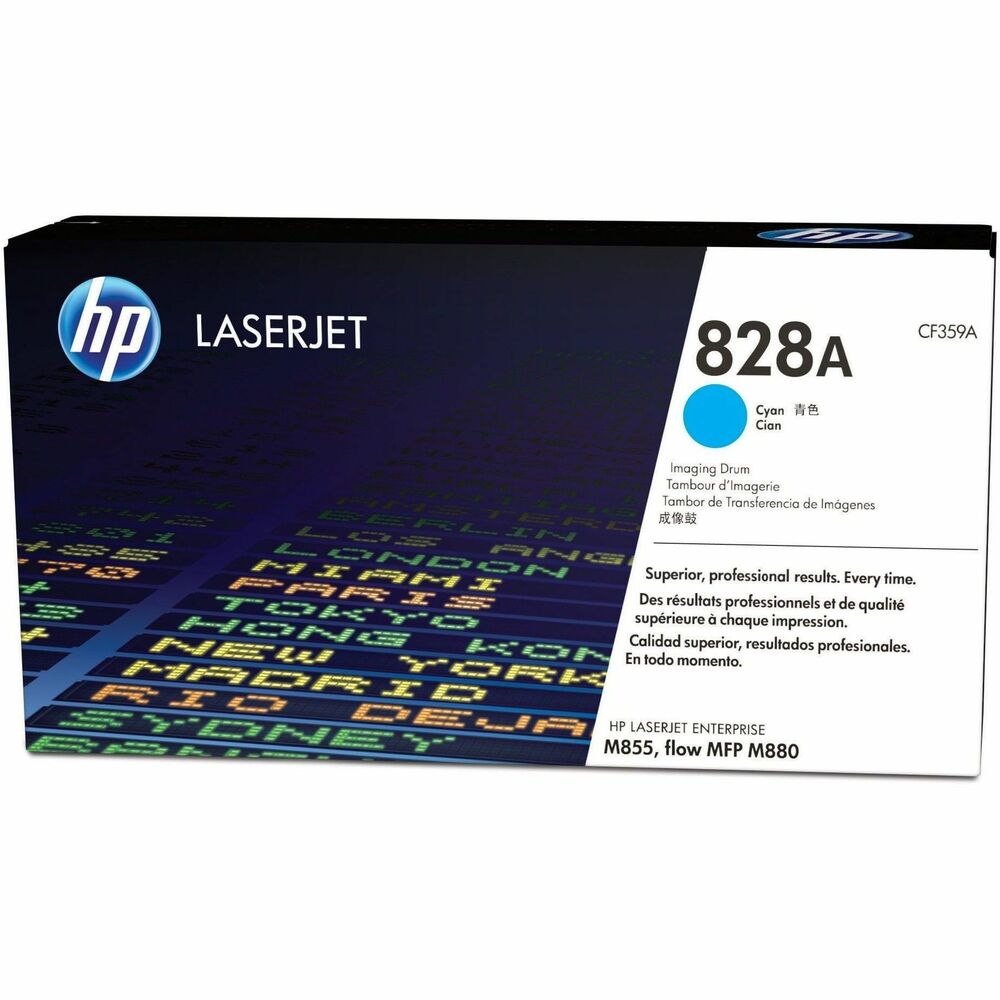 HEWCF359A - Produce standout business documents with glossy, photo-quality color using the HP 828A Image Drum. HP ColorSphere technology delivers consistent, professional color. Keep business productivity high - avoid wasted time and supplies with this reliable, Original HP toner cartridge. It works in your HP Color LaserJet Enterprise M855dn Printer and Enterprise Flow M880z. Drum yields approximately 30,000 standard pages.