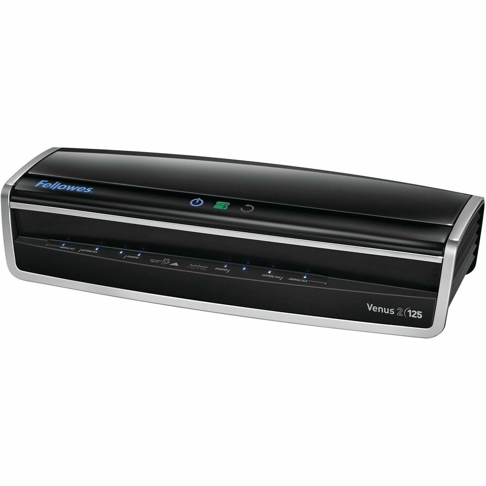 FEL5734801 - Great for heavy office use, the Venus2 125 Laminator delivers lamination perfection in no time with a 30-to-60-second warm-up and robust, six-roller system. Unique AutoSense system detects pouch thickness and self-adjusts to the optimal laminating setting. Rapid laminating speed delivers 43" per minute. Advanced Pouch Tracking System detects and reverses pouch in case of misfeeds. Feed IQ drives maximum productivity by alerting you when you can insert your next pouch. Auto shutoff prevents overheating when not in use. Robust six-roller system produces superior results. Laminator laminates hot pouches up to 10 mil thick as well as cold pouches. Laminator includes a laminating starter pack with 10 letter-size pouches (3 mil). More from the Manufacturer