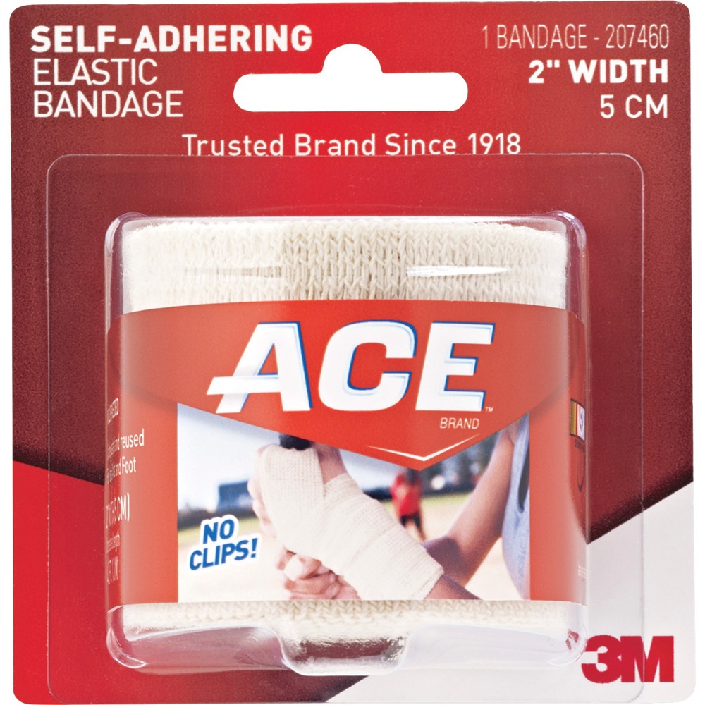 MMM207460 - Self-adhering bandage needs no clips or fasteners and is designed to provide comfortable support for extended periods of time. That means you can come back and enjoy all of your activities. Ace Self-adhering Elastic Bandage provides compression for strenuous activities and can be washed and reused. The 2" wide bandage is made from latex-free materials. More from the Manufacturer