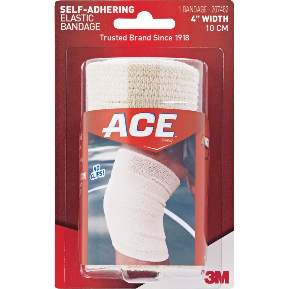 MMM207462 - Self-adhering bandage needs no clips or fasteners and is designed to provide comfortable support for extended periods of time. That means you can come back and enjoy all of your activities. Ace Self-adhering Elastic Bandage provides compression for strenuous activities and can be washed and reused. The 4" wide bandage is made from latex-free materials. More from the Manufacturer