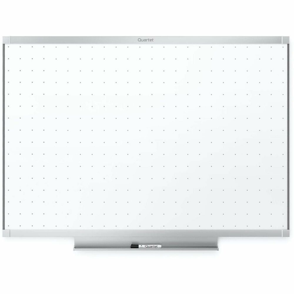 QRTTE544AP2 - Prestige 2 Total Erase Board offers superior performance in offices that need it for moderate use. Total Erase surface is durable enough to resist ghosting and staining for effective idea generation and messaging. Occasional cleaning of board surface is recommended to retain top-notch erasability. Whiteboard surface is printed with a light grid pattern to keep writing aligned. Unique, stylish aluminum frame is specially designed to allow you to add Quartet Prestige 2 Connects accessories (sold separately). Hang the board horizontally on any wall using the included pass-through mounting hardware. Whiteboard also includes one dry-erase marker with a chisel tip and a half-size marker tray to keep your accessories handy. More from the Manufacturer