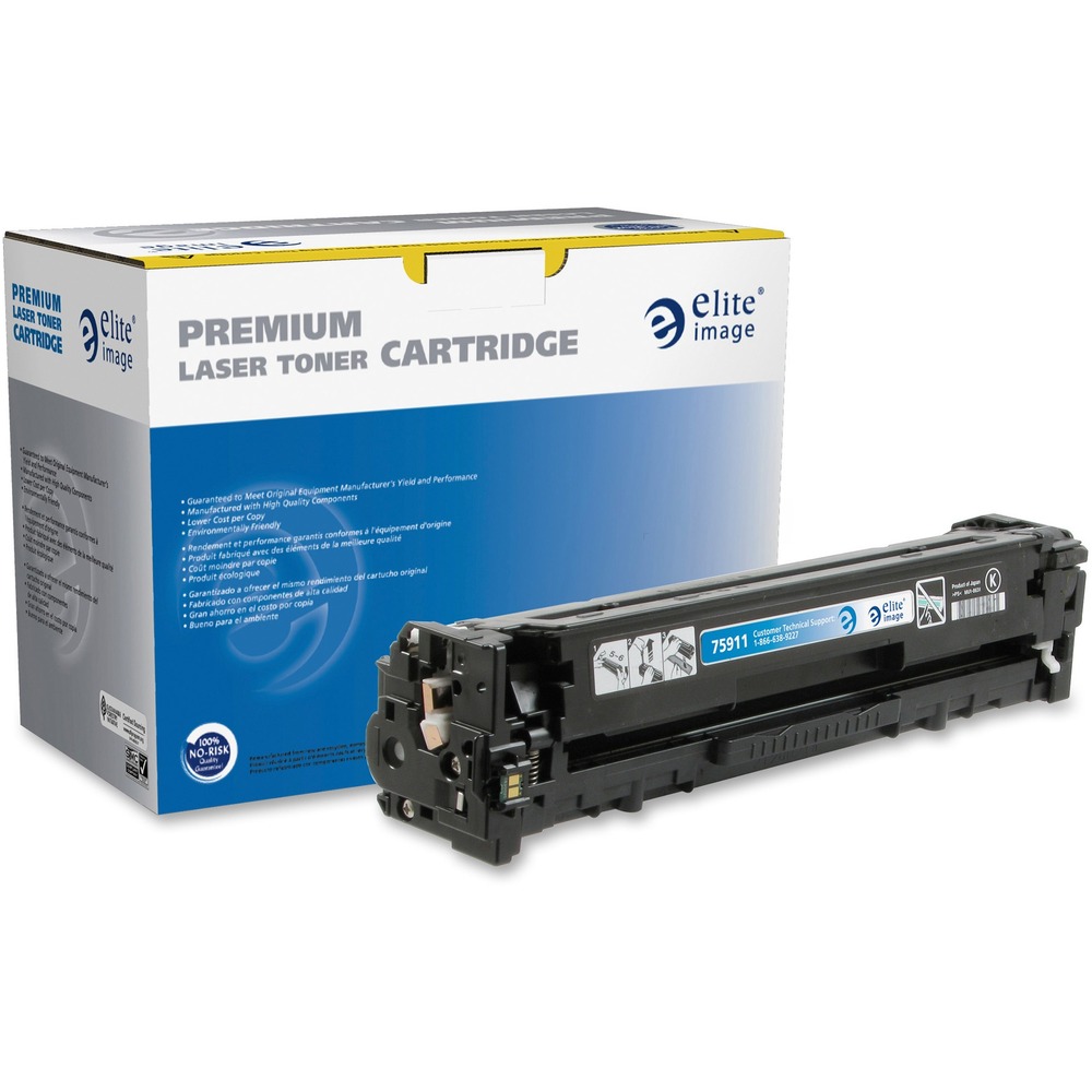 ELI75911 - Toner cartridge is made to be a true quality alternative to the OEM while offering significant savings. It works in your HP LaserJet Printers M251nw and M276nw MFP for exceptional performance. Remanufactured cartridge yields approximately 2,400 pages. Elite Image is ISO certified.