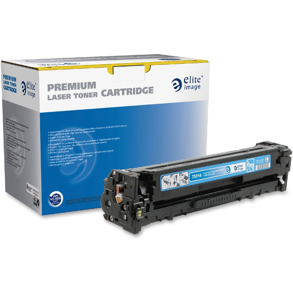 ELI75914 - Toner cartridge is made to be a true quality alternative to the OEM while offering significant savings. It works in your HP LaserJet Pro 200 Color M251NW; LaserJet Pro Color MFP M276NW; Canon Color imageClass LBP-7110CW, MF624CW, MF628CW and MF8280CW for exceptional performance. Remanufactured cartridge yields approximately 1,800 pages. Elite Image is ISO certified.