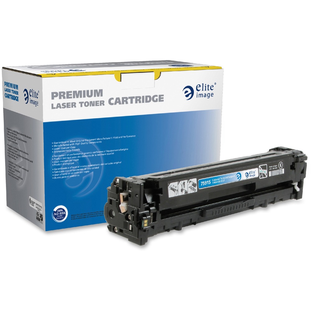 ELI75915 - Toner cartridge is made to be a true quality alternative to the OEM while offering significant savings. It works in your HP LaserJet Pro 200 Color M251NW; LaserJet Pro Color MFP M276NW; Canon Color imageClass LBP-7110CW, MF624CW, MF628CW and MF8280CW for exceptional performance. Remanufactured cartridge yields approximately 1,600 pages. Elite Image is ISO certified.