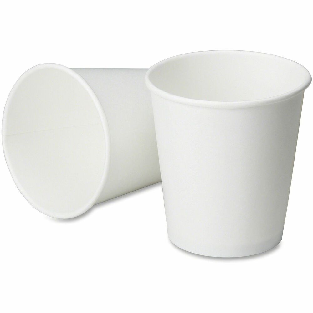 NSN1623006 - Paper cups without handles are designed for use with hot or cold beverages. Design features a round tapered design for easy stacking, a plastic coating on the inner surface and rolled edge for easy handling. Each cup is both odorless and leakproof. Cups are elemental chlorine-free and meet FDA requirements.