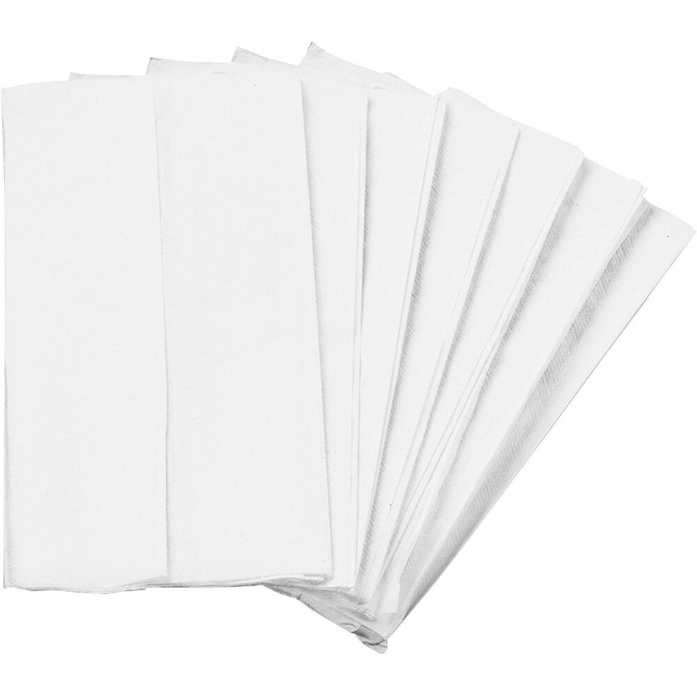 NSN2857001 - Folded table napkins are designed for general table or institutional use. Each napkin is folded to fit a table napkin dispenser.   