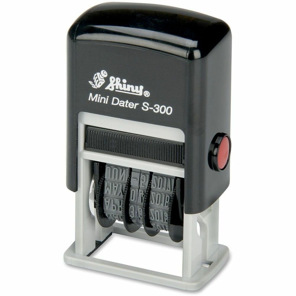 NSN3523018 - Self-inking line dater provides month, day and year with a 10-year band. The three phrases include PAID, REC'D and FAX'D. One inking makes 50,000 impressions. Self-inking stamp also features a built-in red ink pad that can be re-inked or replaced. No initial stamp pad is needed because the ink is built into the stamp. Impression size is 1/4" x 1".