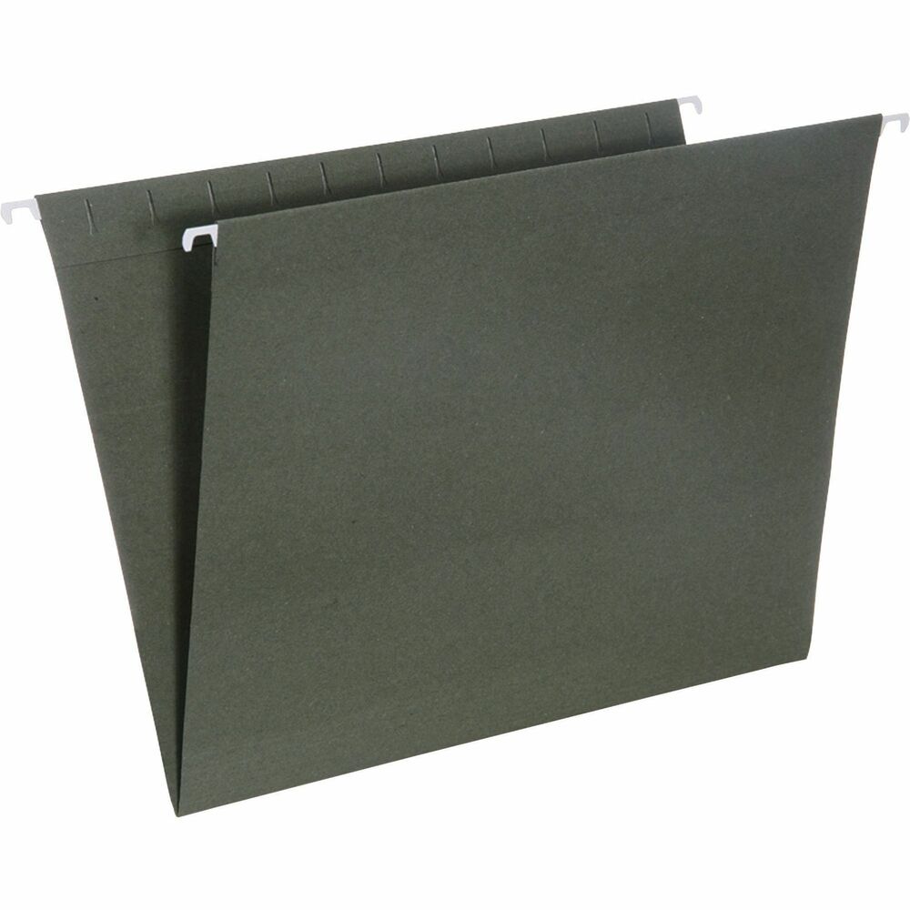 NSN3649496 - Hanging file folders feature quality, 11 point paperboard with plastic-coated metal rods. File folders meet CPG guidelines.   
