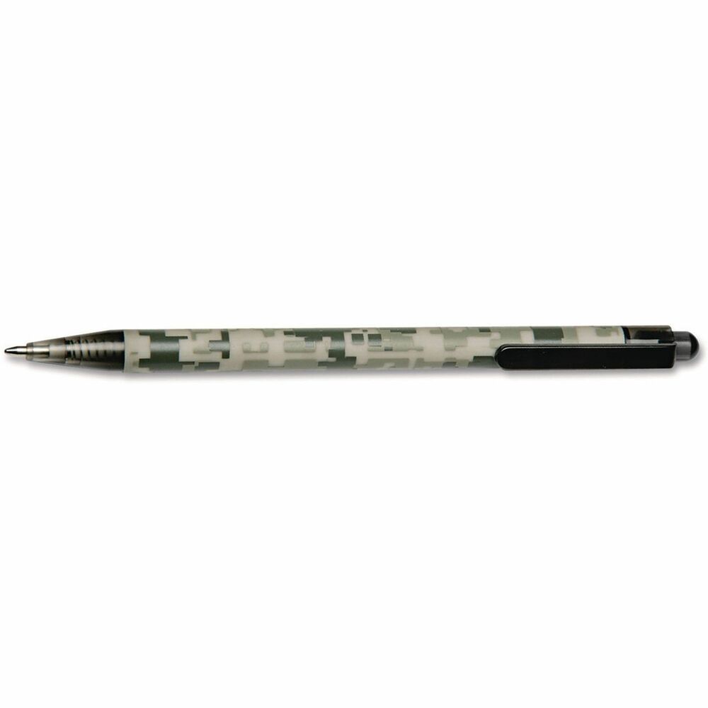 NSN4575400 - Slim line ACU-500 ballpoint pens feature a lightweight barrel for easy gripping. Barrel offers a camouflage design on the surface. Ballpoint pen is nonrefillable.