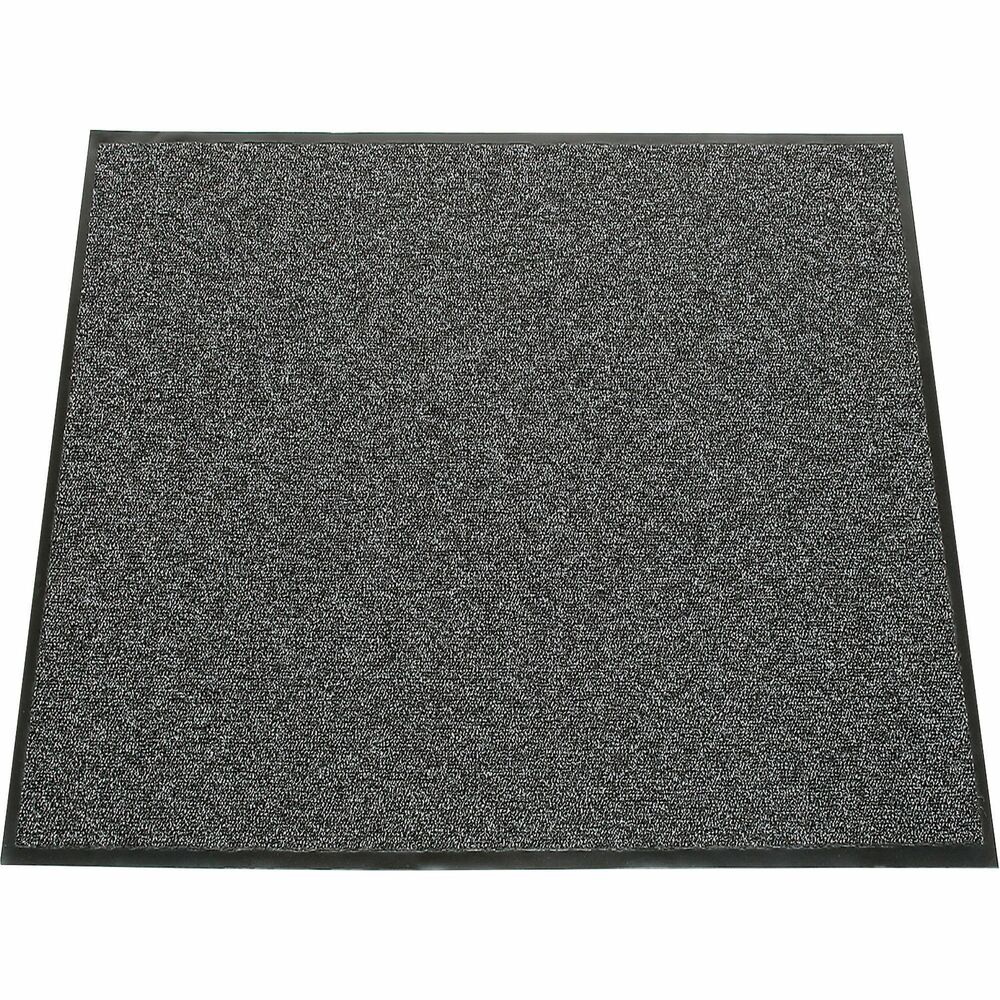 NSN5826246 - Entry-scraper mat is part of a three-mat entry system for comprehensive defense to protect your entire building from dirt, grit, moisture and stains. Place this loop-pile scraper mat outside exterior doors to scrape dirt and moisture off shoes so it cannot be tracked into the building. Slip-resistant, vinyl backing holds mats in place to prevent falls. Mat is designed for medium to heavy traffic. Entry-scraper mat is the first mat in a three-mat system that includes a SKILCRAFT scraper/wiper mat (sold separately) and a SKILCRAFT wiper mat (sold separately).   
