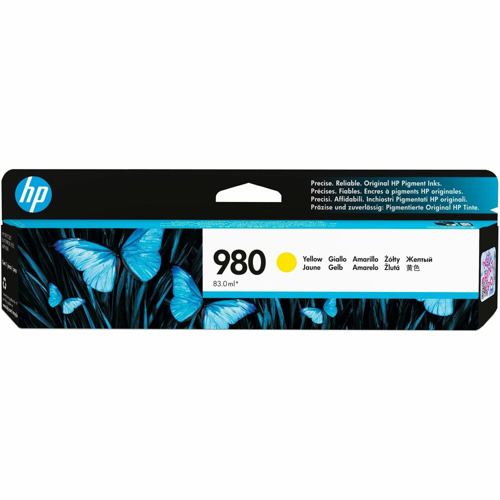 HEWD8J09A - Original HP pigment inks are formulated to produce quality color documents for up to half the cost per page of color lasers and keep your Hewlett-Packard Officejet Enterprise Color X555 series and Officejet Enterprise Color MFP Flow M585 series performing at top speed to deliver consistent, durable prints. HP 980 ink cartridge helps you print crisp documents that dry fast, resist water and last for decades. Cartridge yields approximately 10,000 pages. More from the Manufacturer